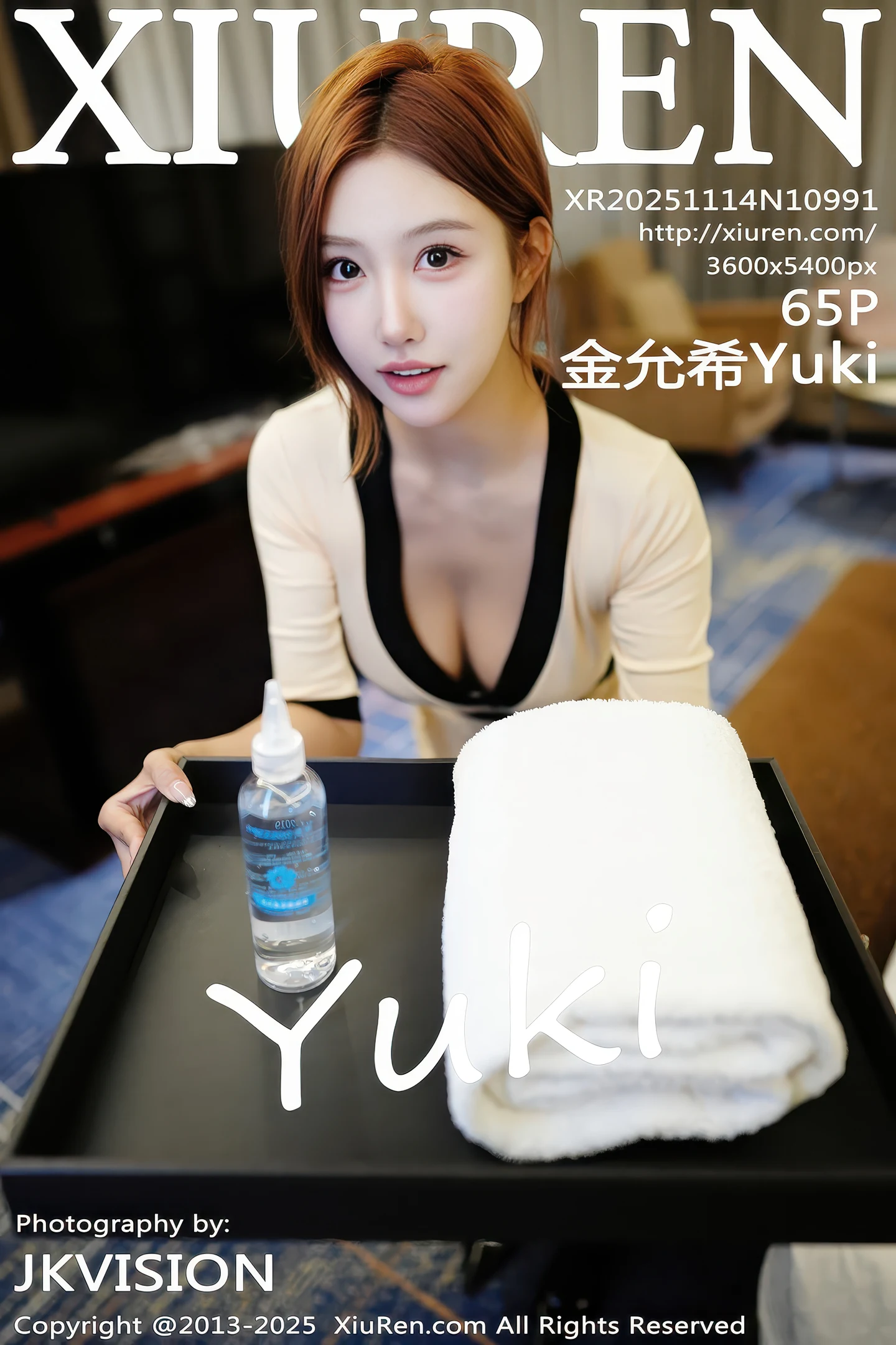 [XiuRen秀人网]No.10991_模特金允希Yuki性感浅色技师服配黑丝吊袜秀丰腴身材诱惑写真65P-秀人网 - XiuRen.Pro